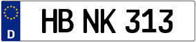 Truck License Plate